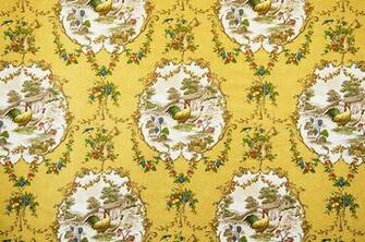 Yellow Rooster Toile Fabric French Country P Kaufmann County Fair