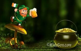 Get Lucky With Leprechaun Desktop Wallpaper For St Patrick S Day