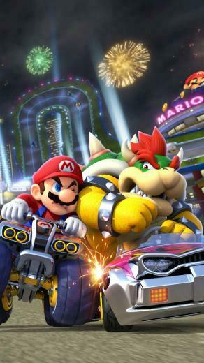 Video Game Mario Kart Wallpaper Id Mobile