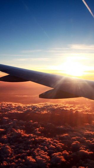 iPhone X Plane HD Image Wallpaper