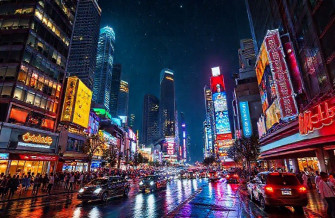 Street Wallpaper HD Night City