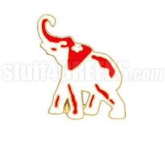 Delta Sigma Theta Elephant Image Mascot Lapel Pin With