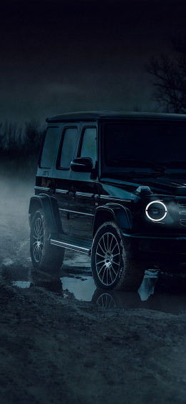 Black G Wagon 4k iPhone Xs X HD Wallpaper