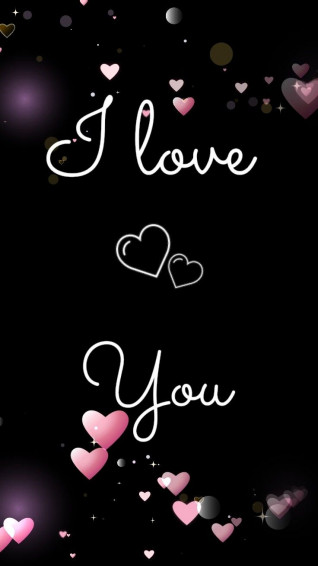 Love You iPhone Wallpaper Eyes Flower