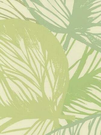 Aqua Tropical Large Leaf Wallpaper Contemporary Modern