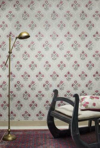 Bagh E Fiza Ivory A Serene Pattern Of Stylized Flowers Within