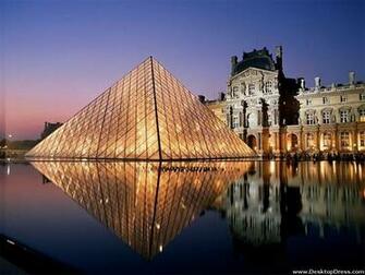 Desktop Wallpaper Other Background Louvre Aglow Paris