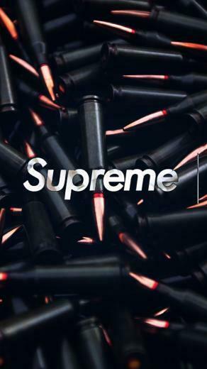 Wallpaper iPhone WallpaperiPhone Supreme Sup Bullets Fuzil