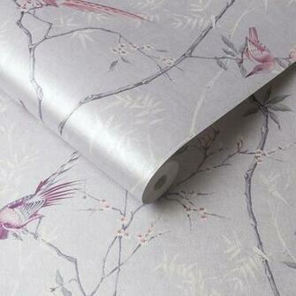 Tori Mist Wallpaper Purple Graham Brown