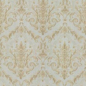 Light Blue Damask Consuela Mirage Wallpaper