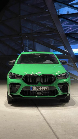 Check Out The Bmw X6 M In Signal Green Colour Sg