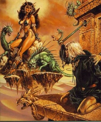 Dragonlance Raistlin And Takhisis Dark