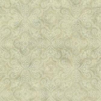 Show Details For Christiana Wheat Damask Medallion