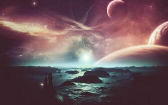 Alien Landscapes Wallpaper For