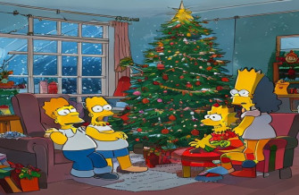 Simpsons Christmas Wallpaper