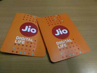 Reliance Jio Sim Card Red Icon Logo Wallpaper