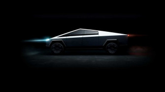 Watch Elon Musk Offers Sneak Peek Of Cybertruck At Tesla