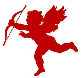 Clip Art Poems Of Love Silhouette Cupid The Graphics Fairy