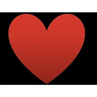 Red Heart With Black Background Liked On Polyvore