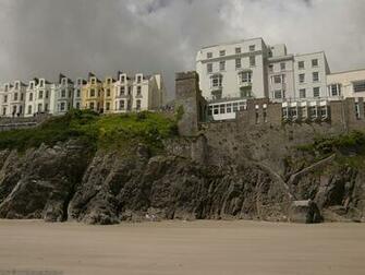 Wallpaper Coastal Village Of The Wales Shoreline Al Low