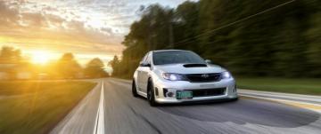Wallpaper Subaru Impreza Wrx Traffic Auto