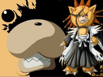 Kon Kenpachi Bleach Anime Wallpaper