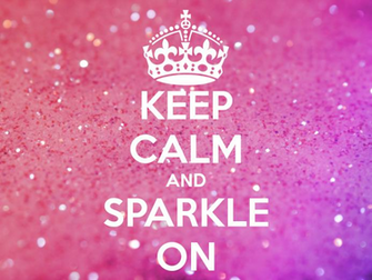 Keep Calm And Sparkle On Carry Image Generator