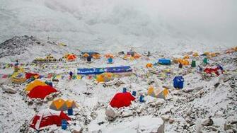 Khumbu Nepal Everest Base Camp At Kent Harvey
