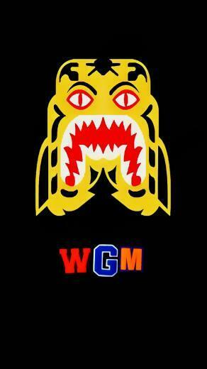 Tiger Bape iPhone Wallpaper Top