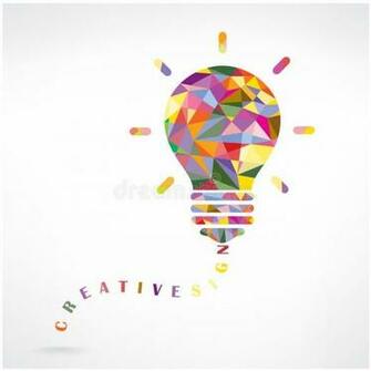 Creative Light Bulb Idea Concept Background Design Education And