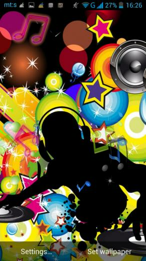 Dj Live Wallpaper Screenshot