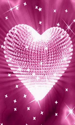 Bigger Pink Heart Live Wallpaper For Android Screenshot