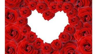 Red Roses Heart Shape Computer Wallpaper Beautiful Desktop