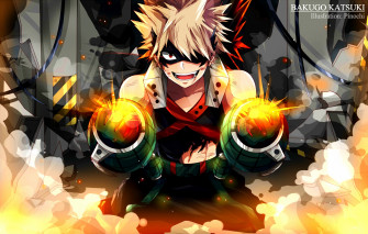 Katsuki Bakugou HD Wallpaper
