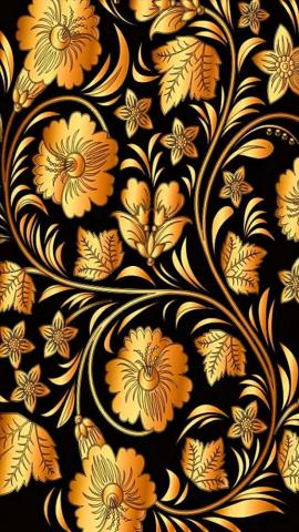 iPhone Wallpaper Glamour Sparkles Of Black Gold