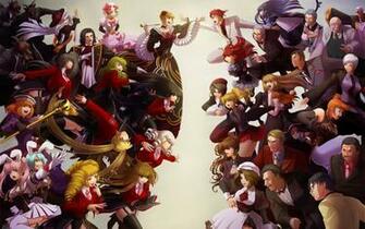 Anime Characters All Together Wallpaper Main