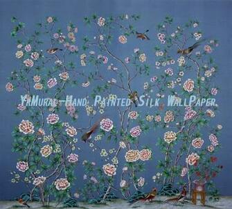 Silk Wallpaper Yrs Cool Hand Painted Chinese Style