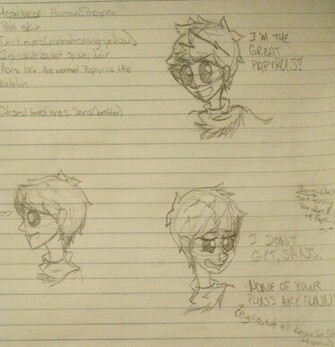 Human Papyrus Headcanon By Candiproductions