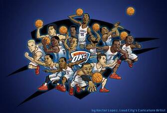 Oklahoma City Thunder Basketball Nba R Wallpaper Background