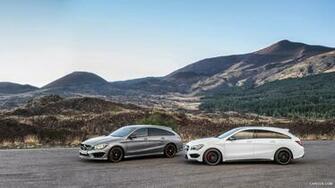 Mercedes Benz Cla Amg Shooting Brake Side HD Wallpaper