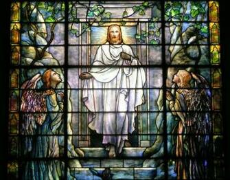 Stained Glass Art Window Religion Df Wallpaper