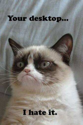 Grumpy Cat iPhone Wallpaper Animalgals