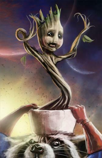 Baby Groot By Josegalvan