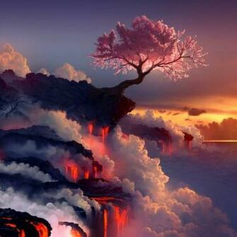 HD Wallpaper Blue Lava Sky X Kb Jpeg