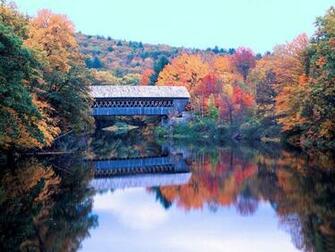 Covered Bridge Wallpaper