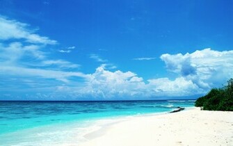 Maldives Beach Summer Wallpaper