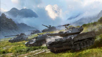World Of Tanks On Mountain With Green Grass 4k HD Wallpaper