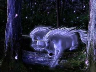 Purple Unicorns Wallpaper Background