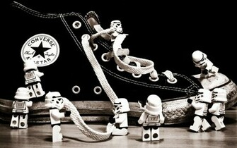Converse All Star HD Logo Wallpaper In