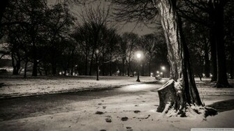 Wallpaper New York City Central Park Footsteps 1080p HD